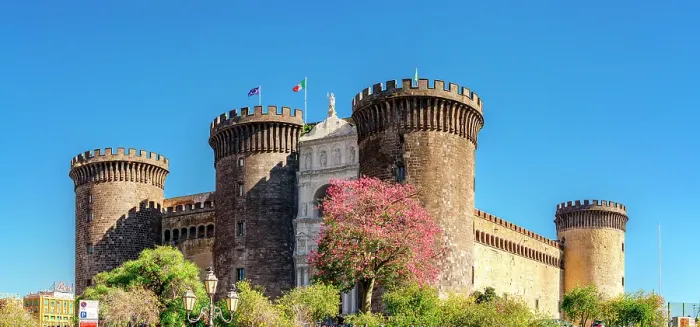 Framed Print : The medieval castle Maschio Angioino, Naples, Italy Framed Print : The medieval castle Maschio Angioino, Naples, Italy
