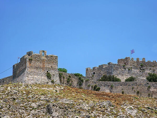Medieval Castle of Pandeli, Leros Island, Dodecanese, Greece