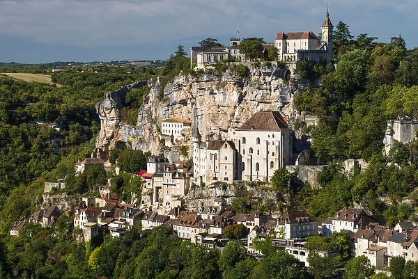 Medieval town Rocamadour, Midi-Pyrenees, France