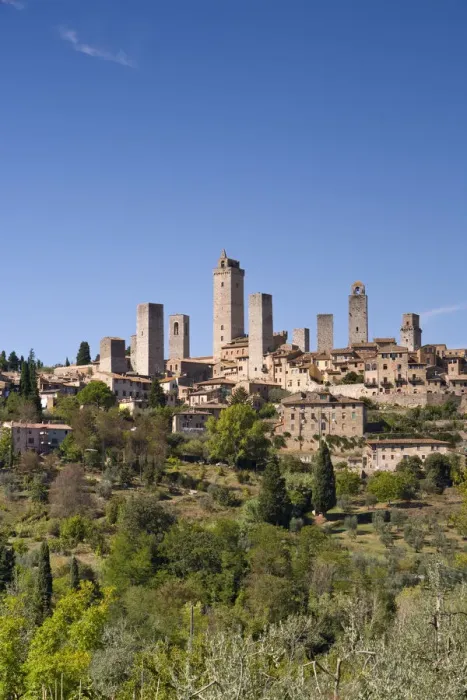 Framed Print : Medieval Town Skyline, San Gimignano, Tuscany, Italy Framed Print : Medieval Town Skyline, San Gimignano, Tuscany, Italy