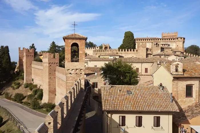 Framed Print : The medieval village of Gradara, Pesaro e Urbino, Marche, Italy Framed Print : The medieval village of Gradara, Pesaro e Urbino, Marche, Italy