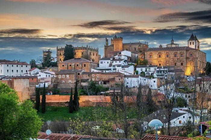 Framed Print : Medieval walled old town, Caceres, Extremadura, Spain Framed Print : Medieval walled old town, Caceres, Extremadura, Spain