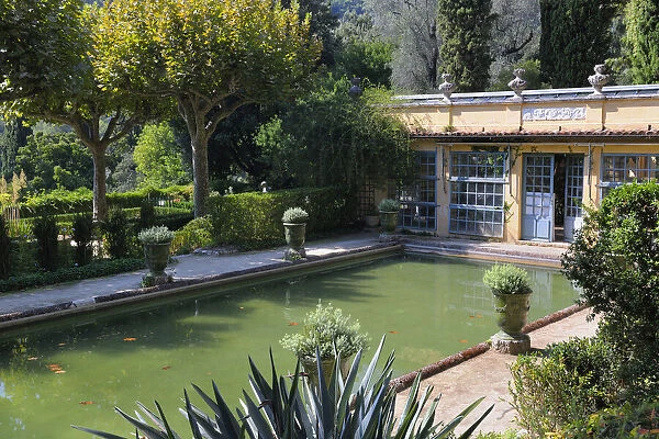 Mediterranean Garden and Country House Serre de la Madone, Menton, Provence-Alpes-Cote d'Azur, French Riviera, France