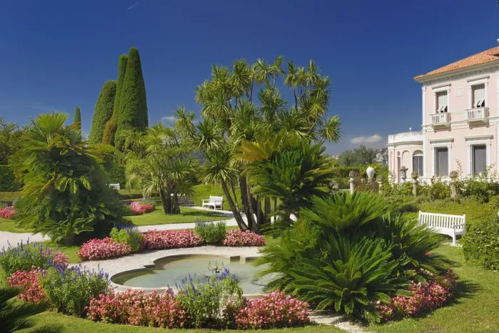 Framed Print : Mediterranean Garden of Villa Ephrussi de Rothschild, Saint-Jean-Cap-Ferret, French Riviera, Provence-Alpes-Cote d Azur, France Framed Print : Mediterranean Garden of Villa Ephrussi de Rothschild, Saint-Jean-Cap-Ferret, French Riviera, Provence-Alpes-Cote d Azur, France