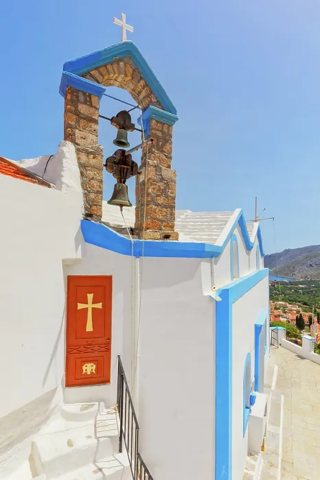 Framed Print : Megali Panagia church, Chorio, Symi Island, Dodecanese Islands, Greece Framed Print : Megali Panagia church, Chorio, Symi Island, Dodecanese Islands, Greece