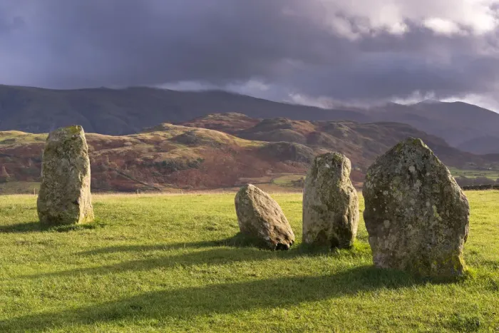 Framed Print : Megalithic standing stones forming part of Castlerigg Stone Circle, Lake District Framed Print : Megalithic standing stones forming part of Castlerigg Stone Circle, Lake District