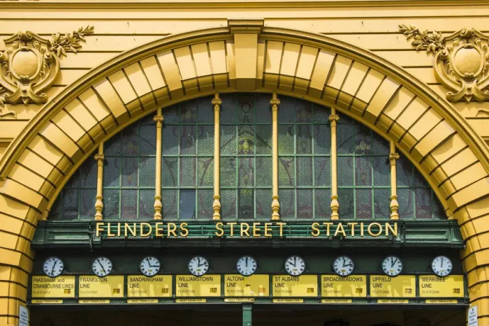 Framed Print : Melbourne, Victoria, Australia. Flinders Street Station Framed Print : Melbourne, Victoria, Australia. Flinders Street Station