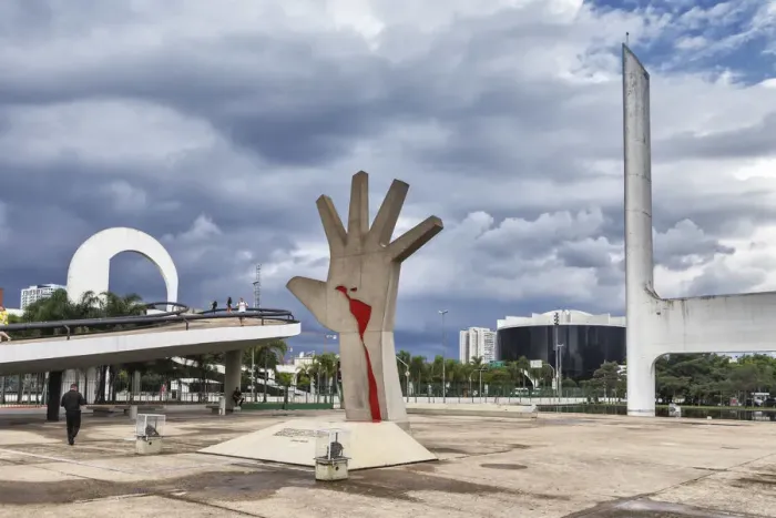 Framed Print : Memorial da America Latina, 1989, Oscar Niemeyer, Sao Paulo, Brazil