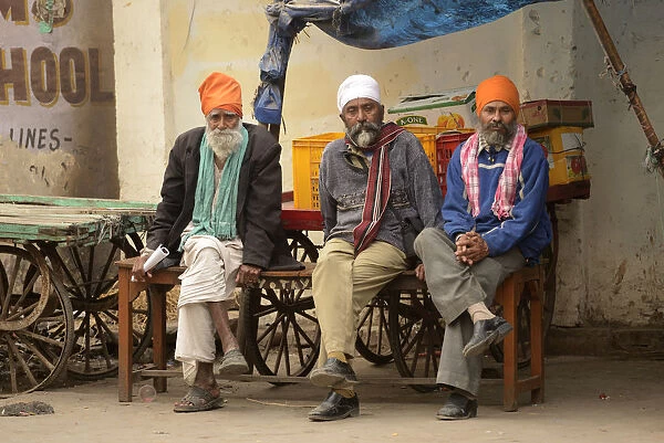 Men in Bharatpur, Rajasthan, India