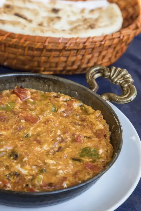 Framed Print : Menemen (Turkish-style omelette), Istanbul, Turkey Framed Print : Menemen (Turkish-style omelette), Istanbul, Turkey