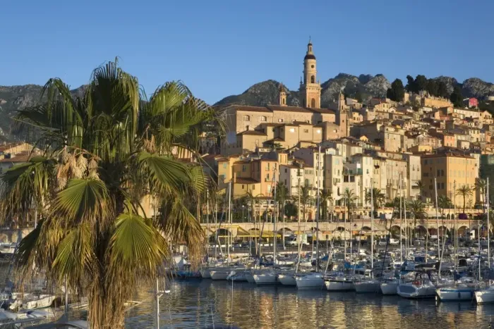 Framed Print : Menton, French Riviera Framed Print : Menton, French Riviera