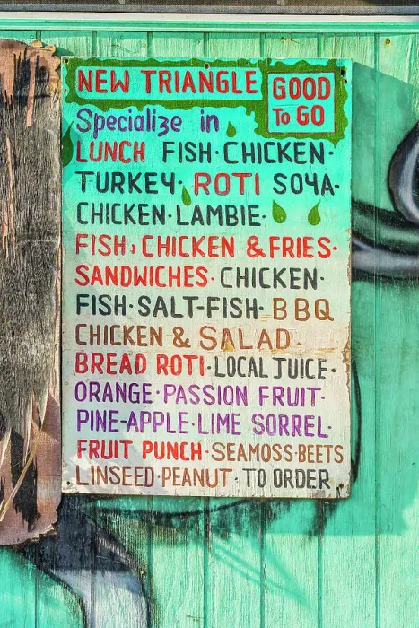Framed Print : Menu board, Hillsborough, Carriacou Island, Grenada, Caribbean Framed Print : Menu board, Hillsborough, Carriacou Island, Grenada, Caribbean