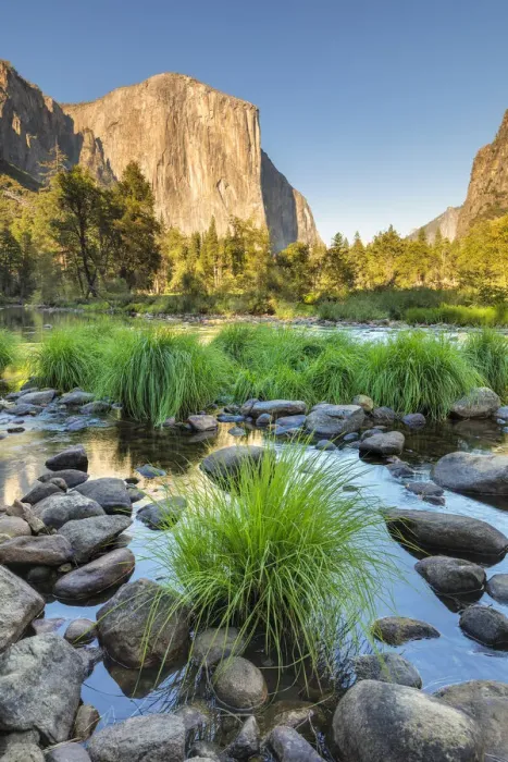 Framed Print : Merced River with El Capitan at sunset, Yosemite National Park, California, USA Framed Print : Merced River with El Capitan at sunset, Yosemite National Park, California, USA