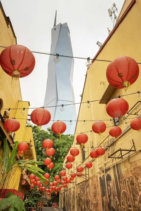 Framed Print : Merdeka 118 and China Town, Kuala Lumpur, Malaysia