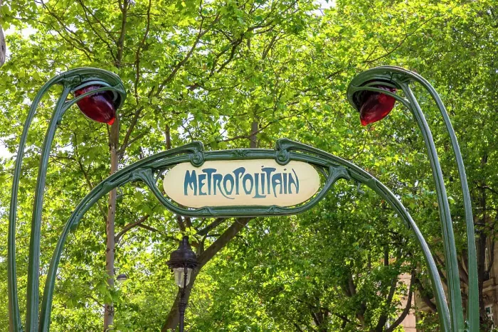 Framed Print : Metro Sign at St Michel, Paris, France Framed Print : Metro Sign at St Michel, Paris, France