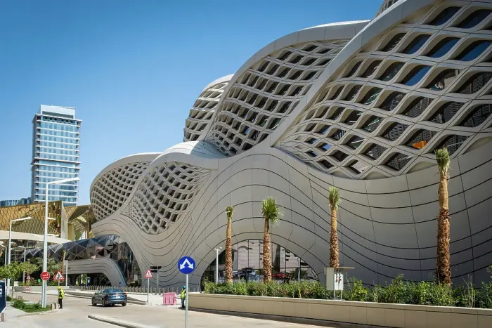 Framed Print : Metro station designed by Zaha Hadid Architects, King Abdullah Financial District (KAFD), Riyadh, Saudi Arabia Framed Print : Metro station designed by Zaha Hadid Architects, King Abdullah Financial District (KAFD), Riyadh, Saudi Arabia