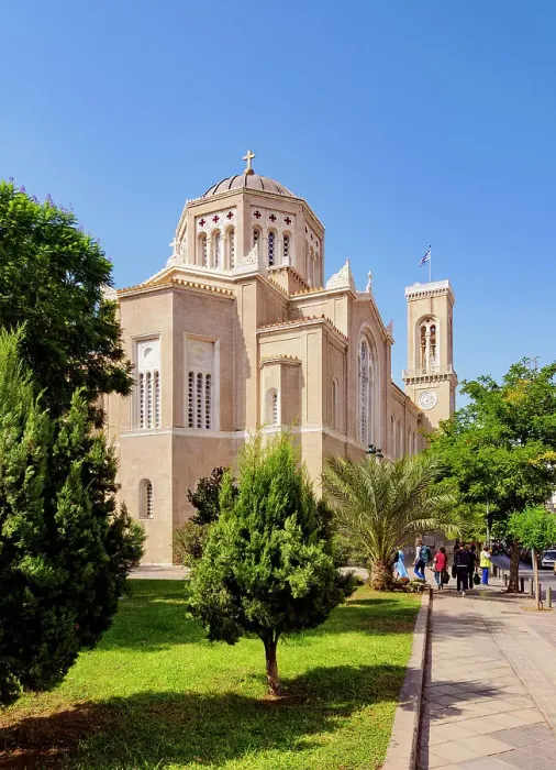 Framed Print : The Metropolitan Cathedral of the Annunciation, Mitropoleos Square, Athens, Attica, Greece Framed Print : The Metropolitan Cathedral of the Annunciation, Mitropoleos Square, Athens, Attica, Greece