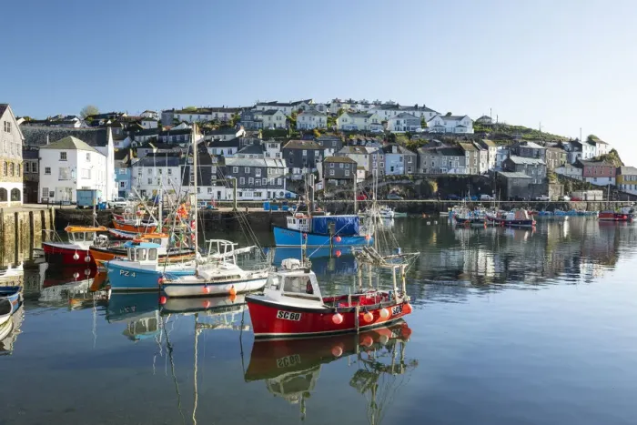 Framed Print : Mevagissey harbour, Cornwall, England, UK Framed Print : Mevagissey harbour, Cornwall, England, UK