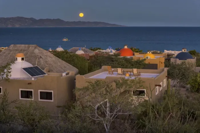 Framed Print : Mexico, Baja California Sur, Houses at Ventana Bay resort Framed Print : Mexico, Baja California Sur, Houses at Ventana Bay resort