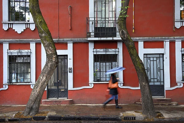 Mexico, Mexico City, Coyoacan, Place Of The Coyotes, Historic Neighborhood, Residential