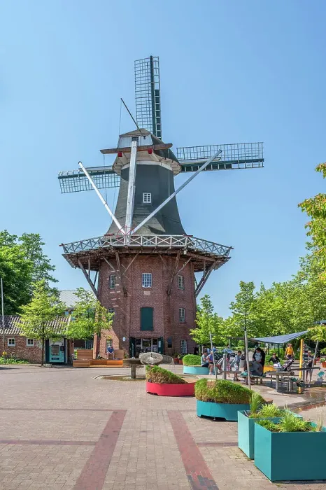 Framed Print : Meyers mill, Papenburg, Emsland, Lower Saxony, Germany