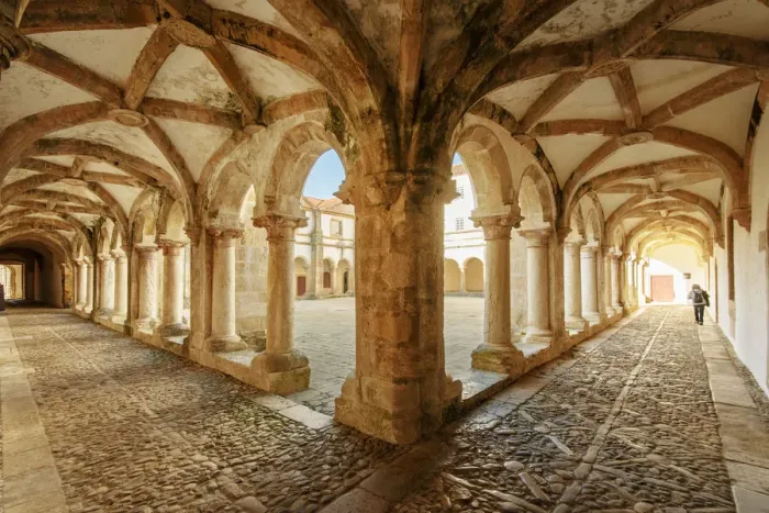 Framed Print : Micha cloister. Convent of Christ, a UNESCO World Heritage Site. Tomar, Portugal (MR)