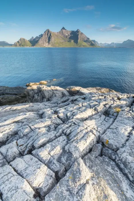 Framed Print : Midnight sun during summer, Vikten Nord Trondelag Lofoten Islands Norway Framed Print : Midnight sun during summer, Vikten Nord Trondelag Lofoten Islands Norway
