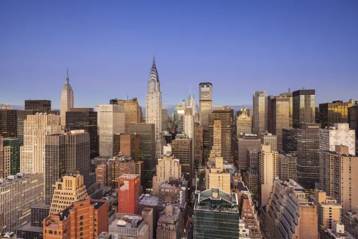 Framed Print : Midtown skyline with Chrysler Building and Empire State Building, Manhattan, New York Framed Print : Midtown skyline with Chrysler Building and Empire State Building, Manhattan, New York