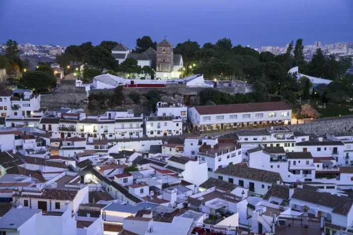 Framed Print : Mijas, Costa del Sol, Andalusia, Spain