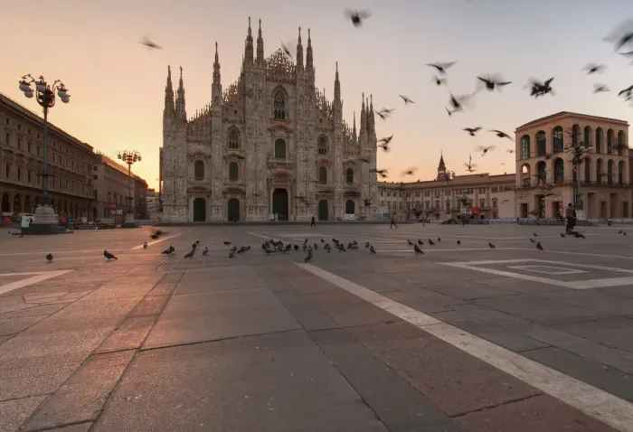 Framed Print : Milan Cathedral at sunrise, Lombardia, Italy Framed Print : Milan Cathedral at sunrise, Lombardia, Italy