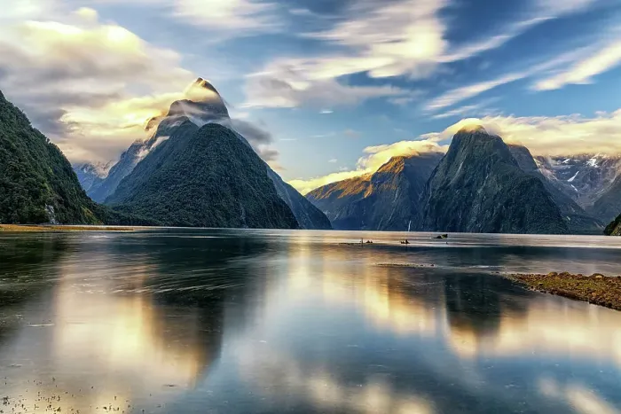 Framed Print : Milford Sound, South Island, New Zealand