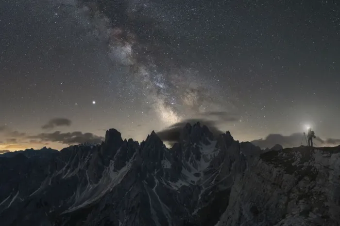 Framed Print : Milky Way above the Cadini di Misurina, Dolomites, municipality of Auronzo di Cadore Framed Print : Milky Way above the Cadini di Misurina, Dolomites, municipality of Auronzo di Cadore