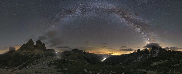 Milky Way, Dolomiti, Unesco World Heritage Site, Belluno province, Veneto, Italy