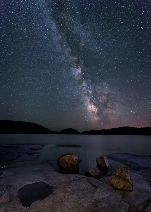 Framed Print : Milky Way over Eagle Lake, Acadia National Park, Maine, USA Framed Print : Milky Way over Eagle Lake, Acadia National Park, Maine, USA