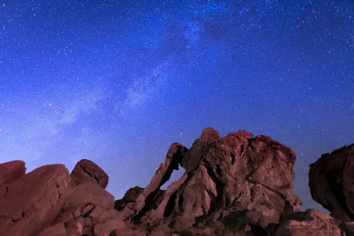 Framed Print : Milky way above Elephant rock formation, Valley of Fire State Park, Nevada Framed Print : Milky way above Elephant rock formation, Valley of Fire State Park, Nevada