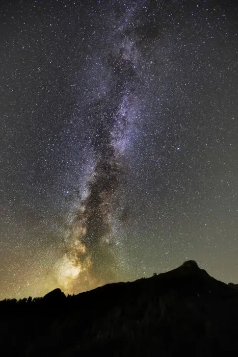 Framed Print : Milky way from the mountains of Imst, Tyrol, Austria Framed Print : Milky way from the mountains of Imst, Tyrol, Austria