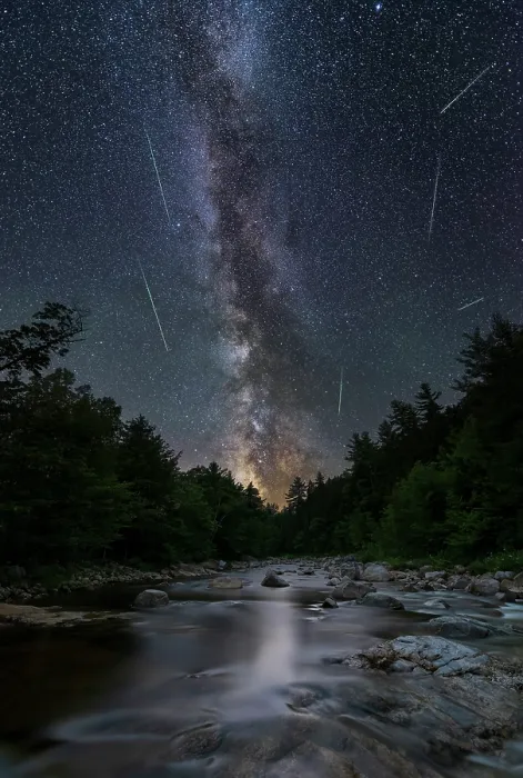 Framed Print : Milky Way over the Swift River, White Mountain National Forest, New Hampshire, USA Framed Print : Milky Way over the Swift River, White Mountain National Forest, New Hampshire, USA