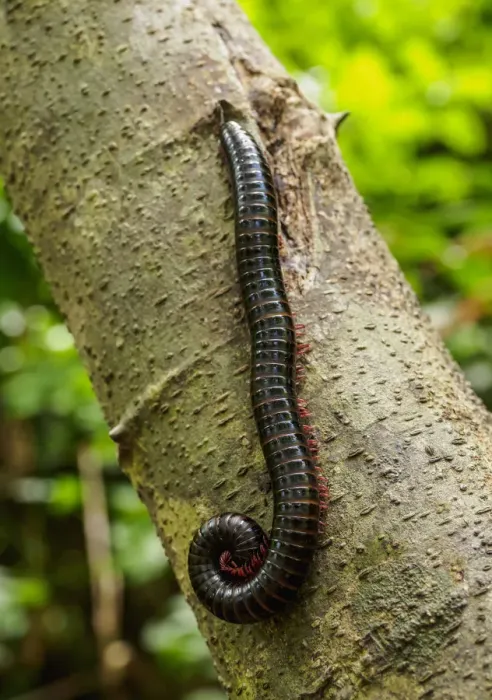Framed Print : Millipede (Myriapoda) at Tayrona National Natural Park, Magdalena Department, Caribbean Framed Print : Millipede (Myriapoda) at Tayrona National Natural Park, Magdalena Department, Caribbean