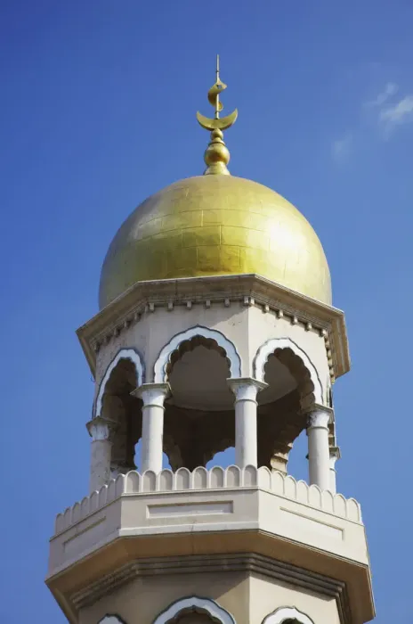 Framed Print : Minaret at Juma Mosque, Durban, KwaZulu-Natal, South Africa