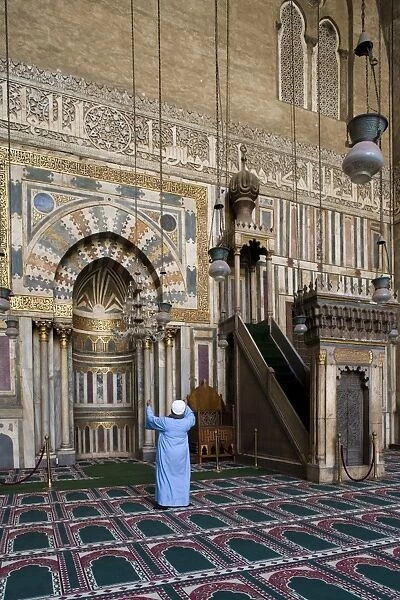 The minbar and mirhab of Sultan Hassan Mosque
