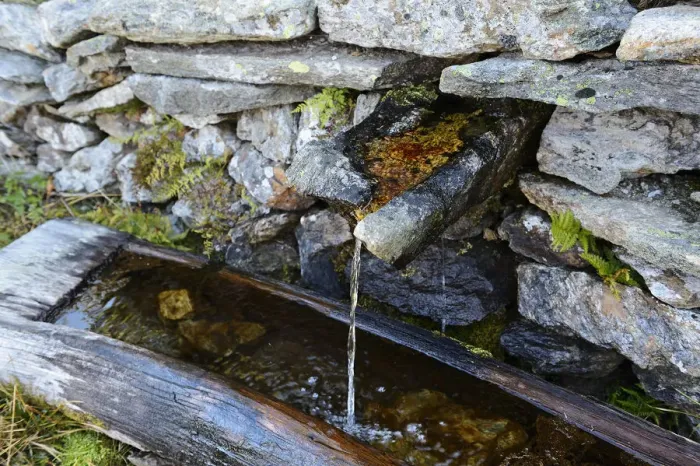Framed Print : Mineral spring at St. Anna shelter, Upper Lienz, Pusteria, East Tyrol, Austria Framed Print : Mineral spring at St. Anna shelter, Upper Lienz, Pusteria, East Tyrol, Austria
