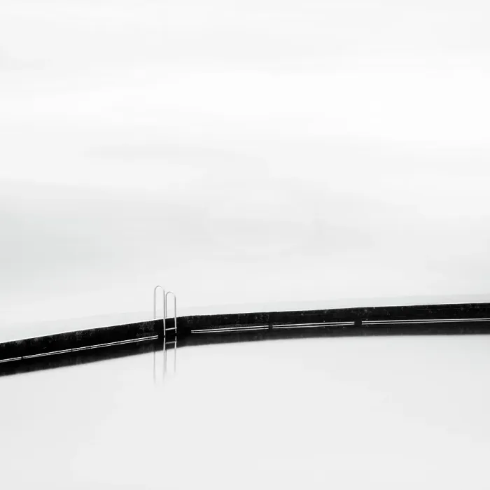 Framed Print : Minimalist long exposure image, Bude Seapool, Bude, North Cornwall, England Framed Print : Minimalist long exposure image, Bude Seapool, Bude, North Cornwall, England