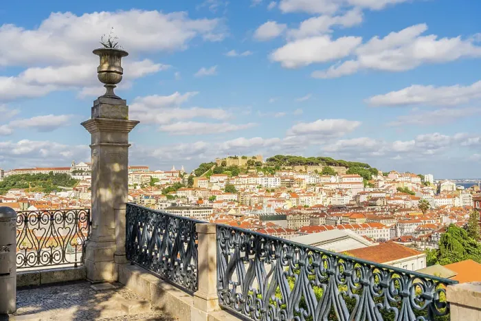 Framed Print : Miradouro de Sao Pedro de Alcantara, Lisbon, Portugal, Europe Framed Print : Miradouro de Sao Pedro de Alcantara, Lisbon, Portugal, Europe