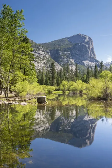 Framed Print : Mirror Lake in Yosemite Valley, California, USA. Spring (June) 2016 Framed Print : Mirror Lake in Yosemite Valley, California, USA. Spring (June) 2016