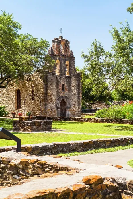 Framed Print : Mission San Francisco de la Espada, San Antonio, Texas, USA Framed Print : Mission San Francisco de la Espada, San Antonio, Texas, USA