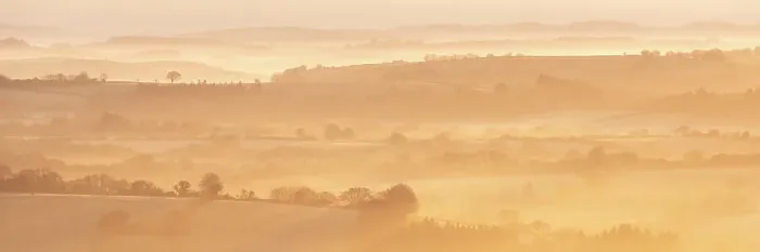 Framed Print : Mist covered rolling countryside at dawn, Dartmoor, Devon, England. Winter (March) 2016 Framed Print : Mist covered rolling countryside at dawn, Dartmoor, Devon, England. Winter (March) 2016