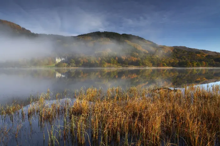 Framed Print : Mist over Loch Achray, The Trossachs National Park, Central Region, Scotland Framed Print : Mist over Loch Achray, The Trossachs National Park, Central Region, Scotland