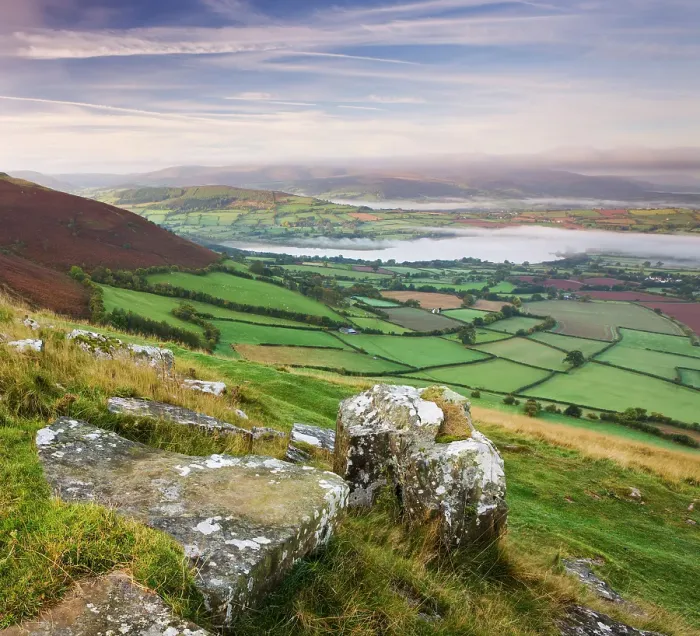 Framed Print : Mist shrouded Llangose Lake and surrounding landscape at dawn, Brecon Beacons National Park, Powys, Wales, UK. Autumn (October) 2009 Framed Print : Mist shrouded Llangose Lake and surrounding landscape at dawn, Brecon Beacons National Park, Powys, Wales, UK. Autumn (October) 2009