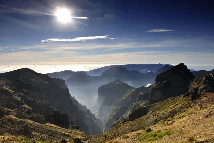 Framed Print : Misty mountains of Madeira. Portugal Framed Print : Misty mountains of Madeira. Portugal