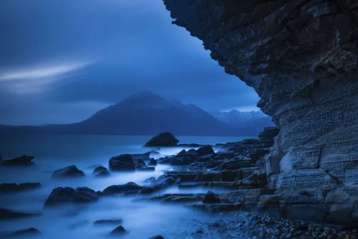 Framed Print : Misty Tide, Elgol, Isle of Skye, Highland Region, Scotland Framed Print : Misty Tide, Elgol, Isle of Skye, Highland Region, Scotland